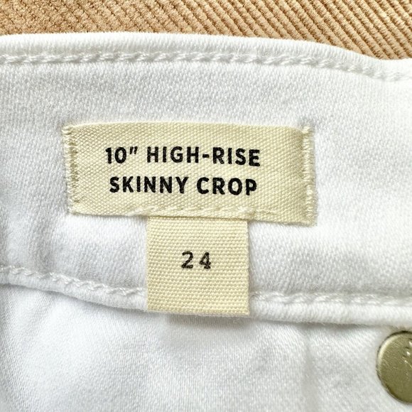 Madewell  $135 Jeans 10" High-Rise Skinny Crop Button-Front Edition size… - Picture 9 of 9